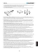 Preview for 51 page of Blaupunkt KR12SL Owner'S Manual