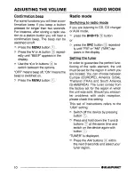 Предварительный просмотр 10 страницы Blaupunkt Laguna CD35 Operating And Installation Instructions