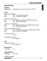 Предварительный просмотр 21 страницы Blaupunkt Laguna CD35 Operating And Installation Instructions