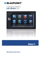 Blaupunkt LAS VEGAS 530 Operating Instructions Manual preview