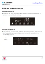 Preview for 40 page of Blaupunkt Lavender 3537W Instruction Manual