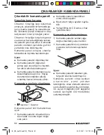 Предварительный просмотр 62 страницы Blaupunkt Lexington C32 Operating And Installation Instructions