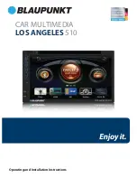 Blaupunkt Los Angeles 510 Operating And Installation Instructions preview