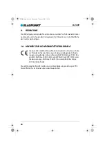 Preview for 20 page of Blaupunkt LS 2400 Instruction Manual