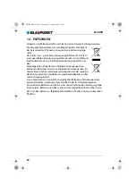 Preview for 22 page of Blaupunkt LS 2400 Instruction Manual