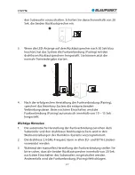 Предварительный просмотр 27 страницы Blaupunkt LS 275e Instruction Manual