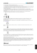 Preview for 127 page of Blaupunkt LS200SUB Owner'S Manual