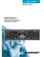 Предварительный просмотр 21 страницы Blaupunkt MALIBU C50 Operating Instructions Manual