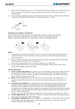 Предварительный просмотр 12 страницы Blaupunkt MC80BT Owner'S Manual