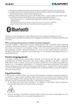 Предварительный просмотр 67 страницы Blaupunkt MC80BT Owner'S Manual