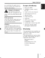 Предварительный просмотр 7 страницы Blaupunkt MEMPHIS MP66 Operating And Installation Instructions