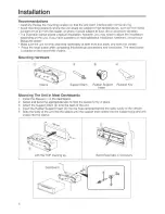 Preview for 8 page of Blaupunkt Monterey CDM83 Owner'S Record