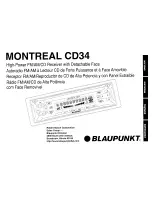 Blaupunkt MONTREAL CD34 Instruction Manual предпросмотр