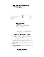 Preview for 16 page of Blaupunkt MONTREAL CD34 Instruction Manual