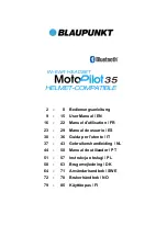 Blaupunkt MotoPilot 35 User Manual preview