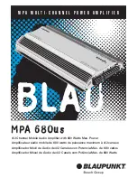 Blaupunkt MPA 680us Install Manual preview