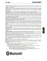 Preview for 31 page of Blaupunkt MS12BT Owner'S Manual