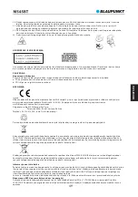 Предварительный просмотр 51 страницы Blaupunkt MS45BT Owner'S Manual