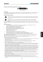 Предварительный просмотр 57 страницы Blaupunkt MS45BT Owner'S Manual