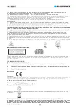 Предварительный просмотр 68 страницы Blaupunkt MS45BT Owner'S Manual