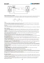 Preview for 8 page of Blaupunkt MS50BT Owner'S Manual