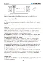 Preview for 16 page of Blaupunkt MS50BT Owner'S Manual