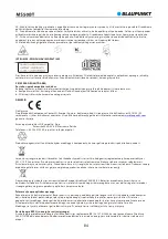 Preview for 86 page of Blaupunkt MS50BT Owner'S Manual