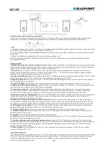 Предварительный просмотр 16 страницы Blaupunkt MS70BT Owner'S Manual