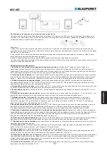 Предварительный просмотр 64 страницы Blaupunkt MS70BT Owner'S Manual