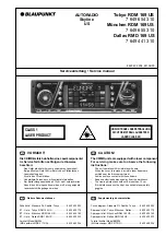 Blaupunkt Munchen RDM 169 US Service Manual предпросмотр