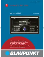 Preview for 1 page of Blaupunkt New Jersey MP68 Operating And Installation Manual