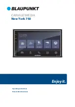 Blaupunkt New York 750 Operating Instructions Manual preview