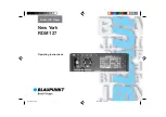 Blaupunkt New York RDM 127 Operating Instructions Manual preview