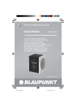 Blaupunkt ODsb 8000A Installation And Operating Instructions Manual preview