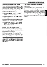 Предварительный просмотр 22 страницы Blaupunkt Oregon DJ71 Operating Instructions Manual