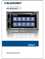 Preview for 1 page of Blaupunkt PALM BEACH 550 Operating Instructions Manual