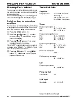 Предварительный просмотр 31 страницы Blaupunkt Pasadena CD71 Operating And Installation Instructions