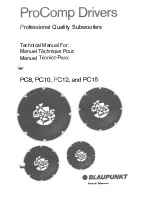 Preview for 1 page of Blaupunkt PC10 Technical Manua