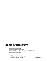 Preview for 11 page of Blaupunkt PCxg352 User Manual