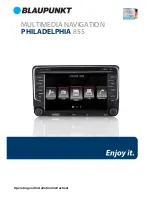 Preview for 1 page of Blaupunkt PHILADELPHIA 855 Operating And Installation Instructions