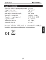 Предварительный просмотр 27 страницы Blaupunkt PP10BK Instruction Manual