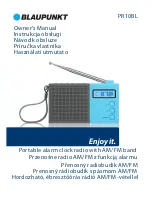 Blaupunkt PR10BL Owner'S Manual preview