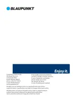 Предварительный просмотр 36 страницы Blaupunkt PR10BL Owner'S Manual