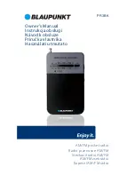 Blaupunkt PR3BK Owner'S Manual предпросмотр