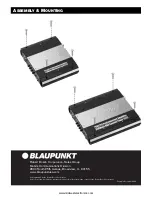 Предварительный просмотр 14 страницы Blaupunkt ProComponent PCA2120 Owner'S Manual