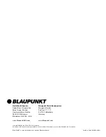 Предварительный просмотр 20 страницы Blaupunkt ProComponent PCw 1000 Owner'S Manual