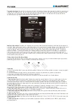 Предварительный просмотр 30 страницы Blaupunkt PS10DB Owner'S Manual