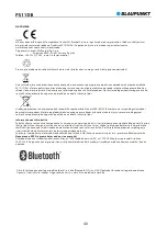 Предварительный просмотр 42 страницы Blaupunkt PS11DB Owner'S Manual