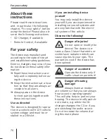 Preview for 5 page of Blaupunkt Queens MP56 Operating Instructions Manual