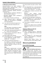 Предварительный просмотр 224 страницы Blaupunkt Radio Basic Operating And Installation Instructions